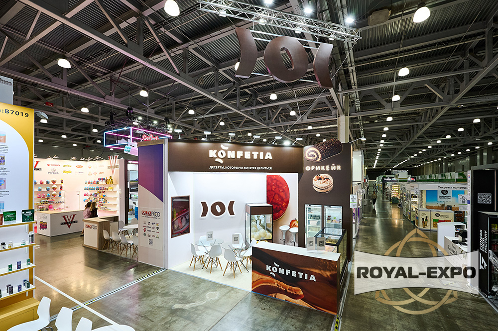 Стенд "KONFETIA". Выставка WorldFood Moscow 2026