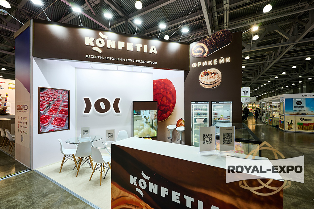 Стенд "KONFETIA", WorldFood Moscow 2026 1